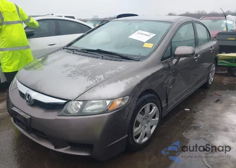 2010 Honda Civic Lx z USA, uszkodzony, nr VIN 2HGFA1F50AH555268